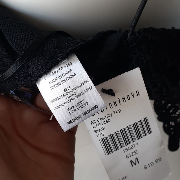 NWT Fashion Nove All Eternity Top P1437 - Picture 8 of 8